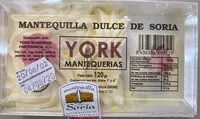Cantidad de azúcar en Mantequilla dulce de Soria
