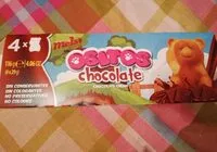 चीनी की मात्रा Ositos chocolate
