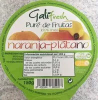 Cantidad de azúcar en Puré de frutas 100% fruta