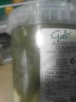 Cantidad de azúcar en Judías verdes con patatas