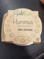 Cantidad de azúcar en Hummus Garbanzos