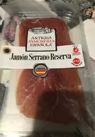 Sucre et nutriments contenus dans Antigua jamoneria espanola