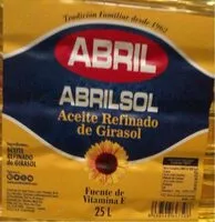 Количество сахара в Aceite refinado de girasol, Abrilsol
