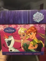 Sucre et nutriments contenus dans Frozen disney