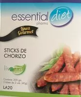 Zuckermenge drin Sticks de chorizo