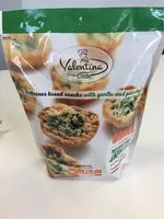Suhkru kogus sees Delicious bread snacks (garlic & parsley)