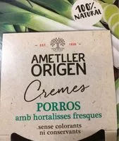 Zuckermenge drin Crema porros amb hortalisses fresques
