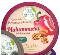 入っている砂糖の量 Muhammara cremas de pimiento rojos y nueces 100% natural