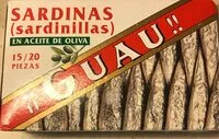 Cantidad de azúcar en Sardinas en aceite de oliva