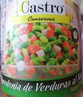 चीनी की मात्रा Macedonia de verduras al natural