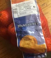 Sokerin määrä sisällä Mandarines