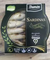 Sokerin määrä sisällä Sardinas en Aceite de oliva