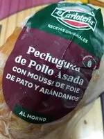 Amount of sugar in Pechuguita pollo asada con mousse pato