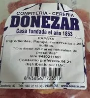 Azúcar y nutrientes en Donezar