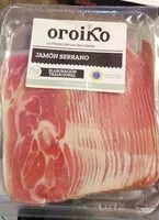 चीनी की मात्रा Jamon serrano
