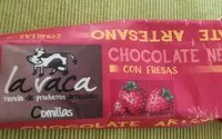 Cantidad de azúcar en Chocolate negro con fresas