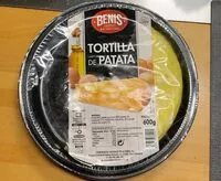 入っている砂糖の量 Tortilla de patata