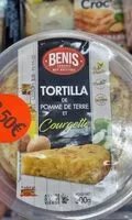 入っている砂糖の量 Tortilla pomme de terre courgette