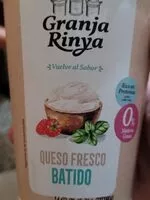 Quantité de sucre dans Queso fresco batido