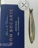 Cantidad de azúcar en Anchoas del Cantábrico