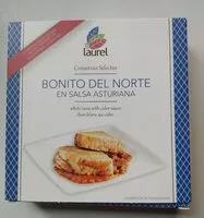 Cantidad de azúcar en Bonito del Norte en salsa asturiana