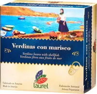 Cantidad de azúcar en Verdinas con almejas