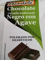 Quantité de sucre dans Chocolate negro