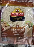 Amount of sugar in Wraps