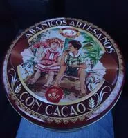 Cantidad de azúcar en Abanicos artesanos con cacao