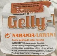 Quantité de sucre dans Gelly-Tina naranja