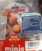 Cantidad de azúcar en mini magdalenas yogur