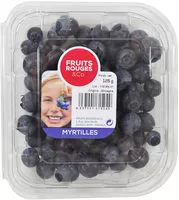 Quantité de sucre dans Myrtilles