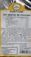 Azúcar y nutrientes en Don panettone