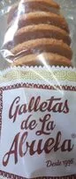 Azúcar y nutrientes en Galletas de la abuela