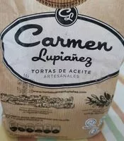 Sucre et nutriments contenus dans Carmen lupianez