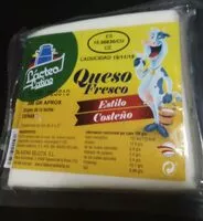 Cantidad de azúcar en Queso fresco estilo Costeño
