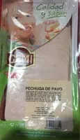 Cantidad de azúcar en Pechuga de pavo
