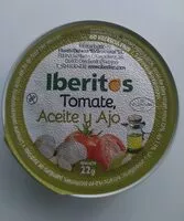 Amount of sugar in Iberitos tomate, aceite y ajo