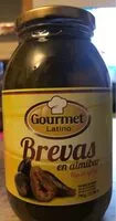 Sokerin määrä sisällä Brevas en almibar