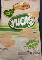 Sokerin määrä sisällä Yucas crocantes