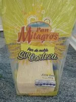 Azúcar y nutrientes en Pan milagros