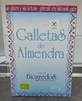 İçindeki şeker miktarı Galletas de almendra