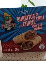 入っている砂糖の量 Burritos de Chili & Carne
