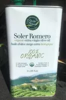 Sucre et nutriments contenus dans Soler romero