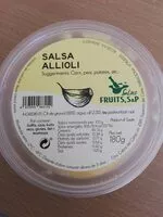 Azúcar y nutrientes en Salses fruits s p