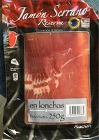 चीनी की मात्रा Jamón serrano reserva
