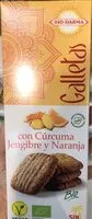İçindeki şeker miktarı Galleta curcuma jengibre y naranja