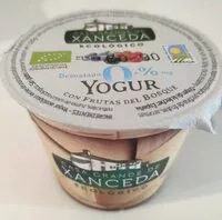 Количество сахара в Yogur desnatado 0% con frutas del bosque