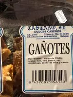 Azúcar y nutrientes en Productos castano