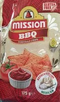 Amount of sugar in MISSION BBQ TORTILLA CHIPS